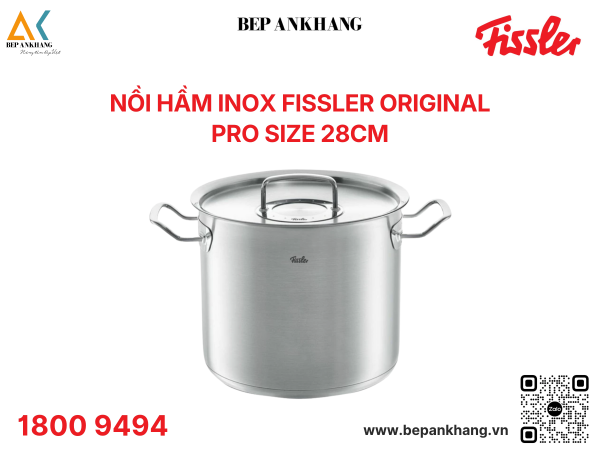 Nồi hầm inox Fissler Original Pro size 28cm